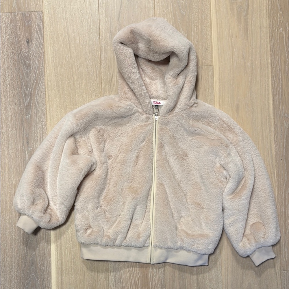 NWOT Cream Cozy Zip-Up Hoodie